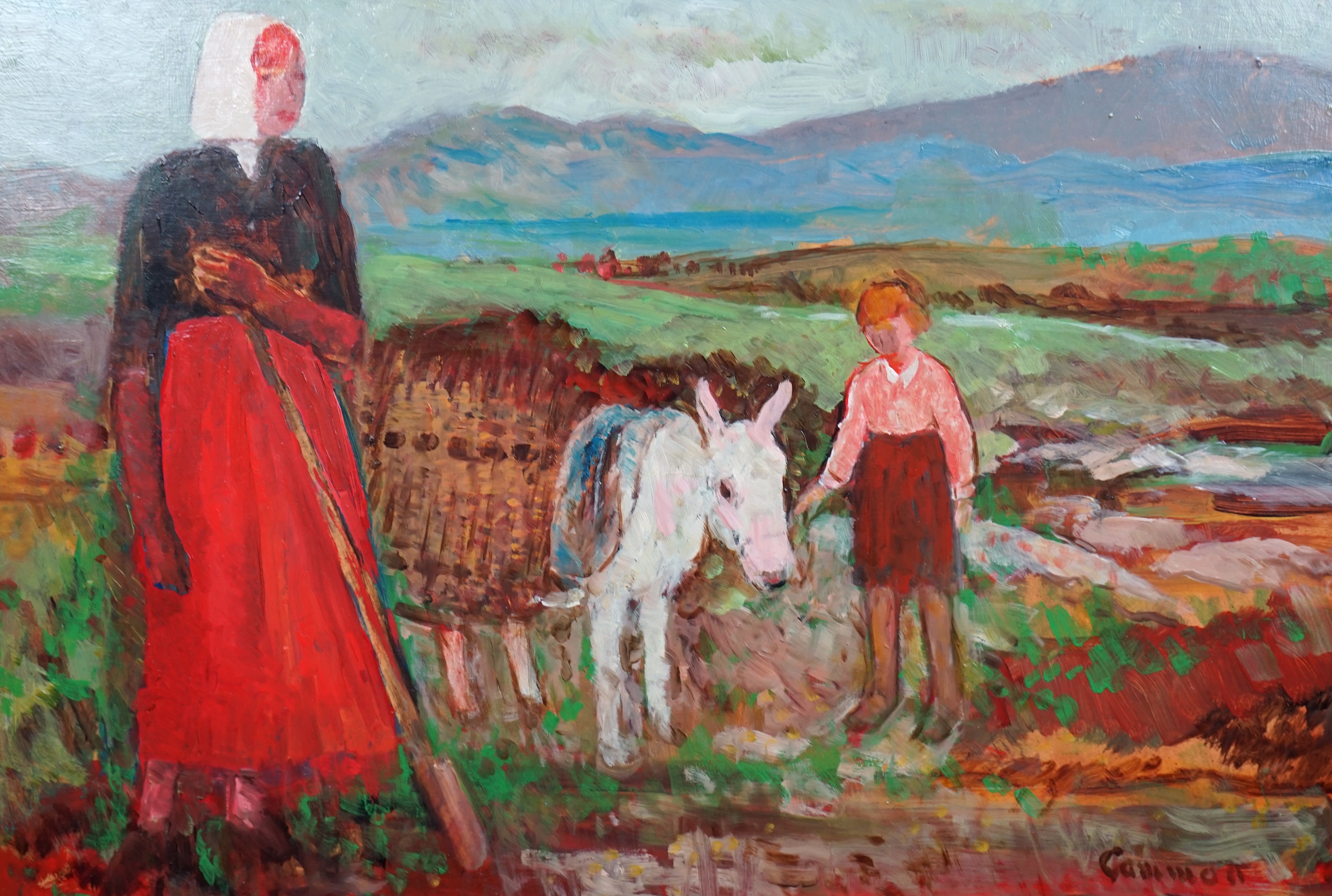 Reg Gammon ROI (1894-1997), ‘In Connemara’, oil on board, 48 x 70cm